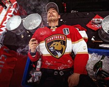 Gustav Forsling Florida Panthers 2024 Stanley Cup Champion Locker 8x10 NHL Photo