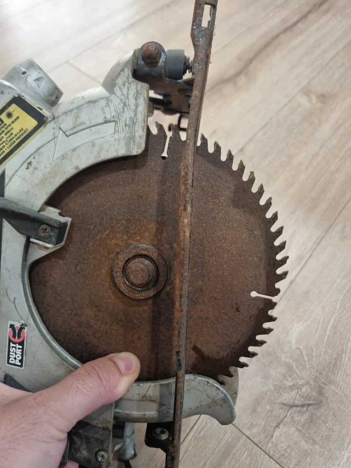 Circular Saw 1500w 185mm 240V power tool Corded + Timber Blade WORX electric  - Image 4 of 4