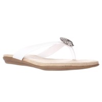 Aerosoles Chlarity Shell Flip Flops - White, 5.5 Us on sale Aerosoles Chlarity Shell Flip Flops - White, 5.5 Us on sale
