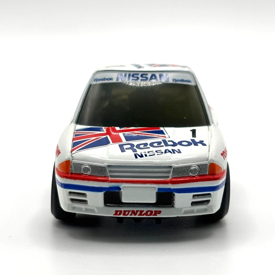 Mini coche de radiocontrol Takara Tomy Q-Steer Skyline GT-R R32 Reebok talla A JDM Japón para piezas Foto 3 de 4