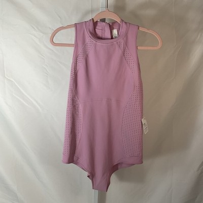 lululemon Swell Seeker Paddle Suit Pink Size 10 Breathable Zipper One Piece