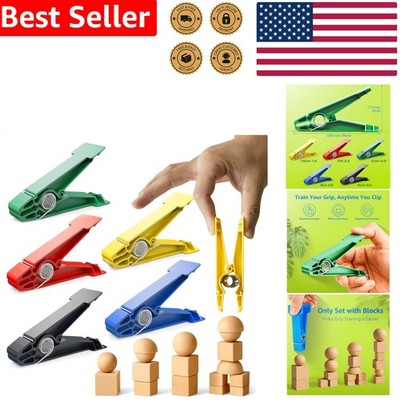 Hand Therapy Finger Strengthener Grip Kit 5 Levels Rehab Arthritis Athletes