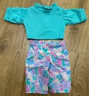 Cabbage Patch Kids 1980’s Designer Line Pastel Pants Top Doll Clothes 2 Piece