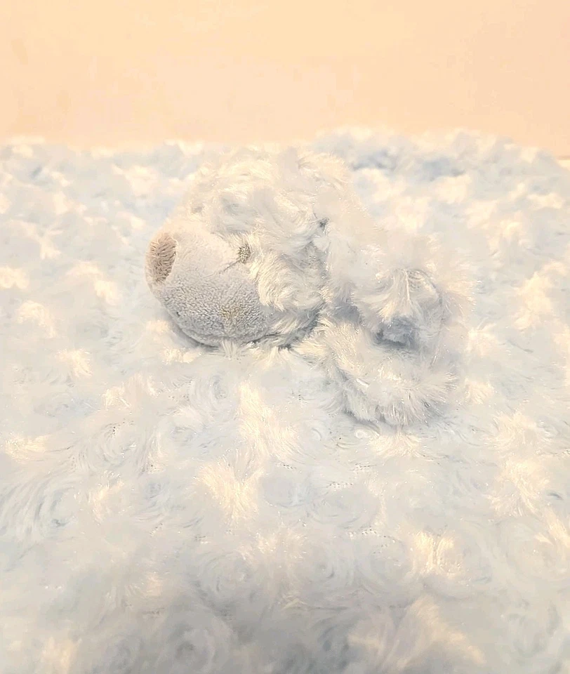 Одеяло Blankets and Beyond Security для щенка голубая розетка завихрение малыша милое 14 дюймов - Изображение 4 из 4