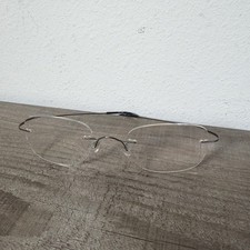 Silhouette Eyeglasses Frames Only Rimless M7395 /40 Silver Titan 21-50