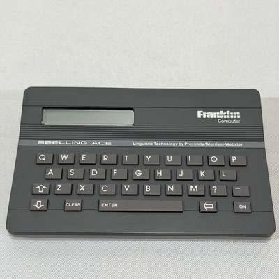 Vintage Franklin Computer Spelling Ace Model SA-98  1988 3rd Edition Works