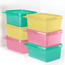 Contenedor cuadrado de plástico para refrigerador Tupperware Keep Tab 500 ml | Paquete seleccionado