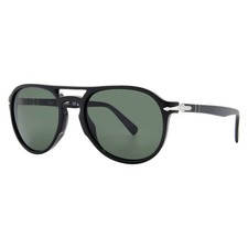 Persol Green Pilot Unisex Sunglasses PO3235S 95/31 55 PO3235S 95/31 55
