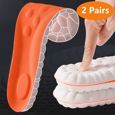 2X STEPPERS 4D TECHNOLOGY INSOLES BACK HEEL PAIN TREATMENT OF PLANTAR FASCIITIS