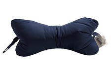 Original Bones NeckBone Pillow Navy Blue Bone Shaped Travel Neck Support NEW