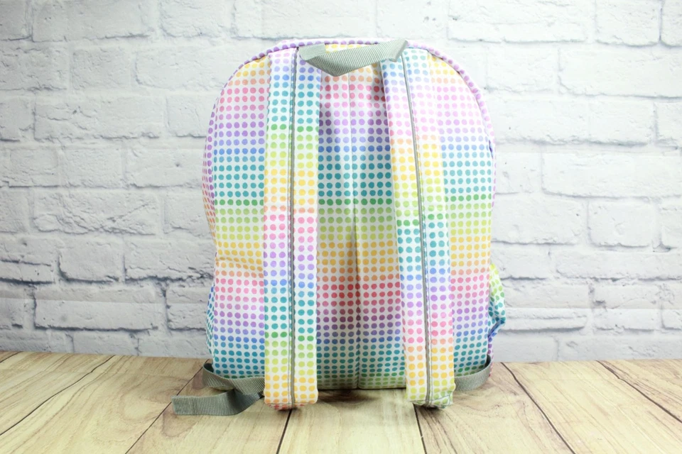 LL Bean Unisex Niños Original Paquete de Libros 24L Mochila Escolar Multicolor Polka Foto 3 de 4