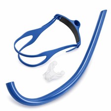Swim Training Snorkel Lap Swimming Front Mounted Silicone Mouthpiece Adult