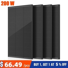 200W 400W 800W 1000W Mono Solar Panel 12V 18BB Off-Grid Camping Battery Home RV