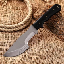 CUSTOM HANDMADE D2 TOOL STEEL G-10 MICARTA TRACKER HUNTING BOWIE KNIFE SURVIVAL