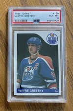1985 Topps Hockey ‘Wayne Gretzky’ #120 Edmonton Oilers PSA 8! “GREATEST!”