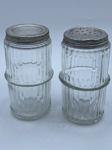 Vintage Hoosier Pannel Spice Jar With Lid~1930s ~ Qty 2 - Picture 3 of 10