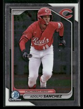 2024 Bowman Draft Adolfo Sanchez BDC-119 Cincinnati Reds Chrome