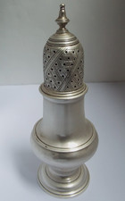 STUNNING HEAVY ANTIQUE 18TH CENTURY GEORGIAN 1771 STERLING SILVER PEPPER CASTER