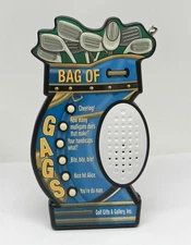 Golf Gifts Gallery Bag of Gags Talking  Electronic Novelty 6 Funny Remarks