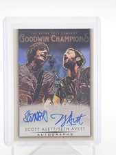 SCOTT AVETT / SETH AVETT 2021 UD GOODWIN CHAMPIONS DUAL AUTO #A-AA Q5375