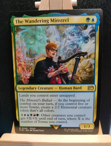 The Wandering Minstrel - Final Fantasy - Rare - NM (see pics) MTG | eBay