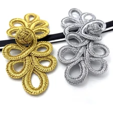 Chinese Knots Frog Buttons Sewing Button Closure Fasteners Handmade Sew Flatback