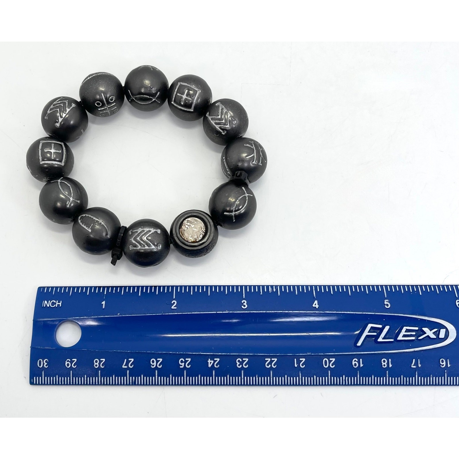 Marvel Black Panther Kimoyo Blue Bead Premium Movie Prop Replica Bracelet thumbnail 4