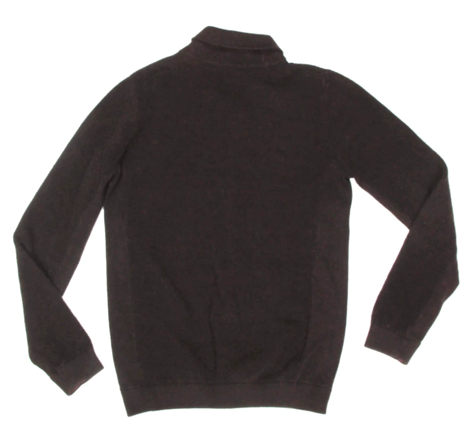 Ted Baker Polo Cárdigan Marrón Moteado Negro Suéter Para Hombre Talla 3 - 251 Foto 4 de 4