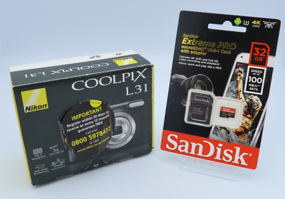 Nikon COOLPIX L31 16.1MP Digital Camera - Black for sale online | eBay