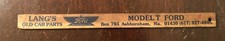 Langs Old Car Parts Wooden Model T Ford Gasoline Gauge Stick Ashburnham Ma