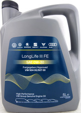 VW 0W30 Motoröl GS55545M Original Audi LongLife III FE 50400/50700 5Liter NEU