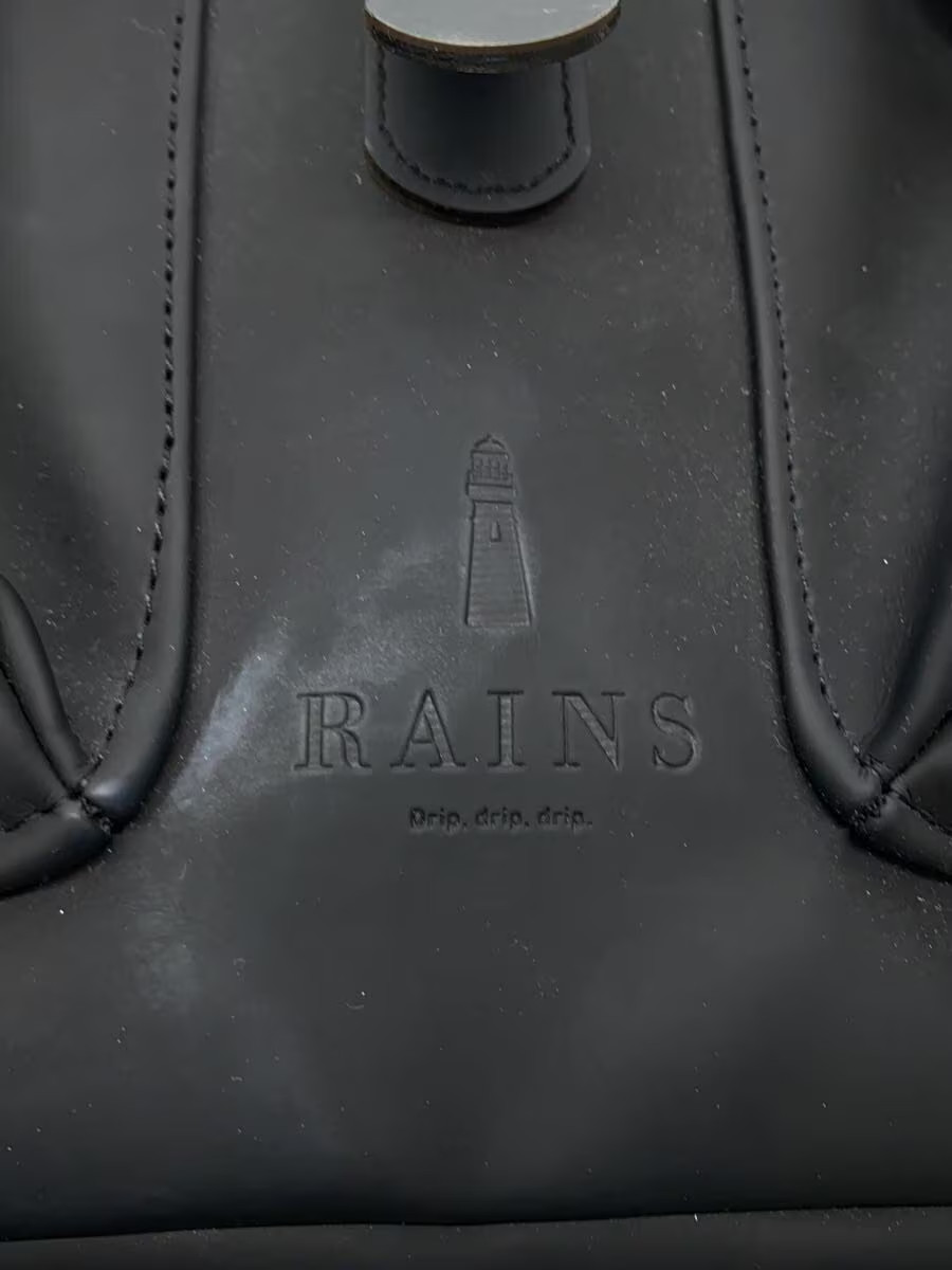 RAINS Backpack Black Solid Color - image 5
