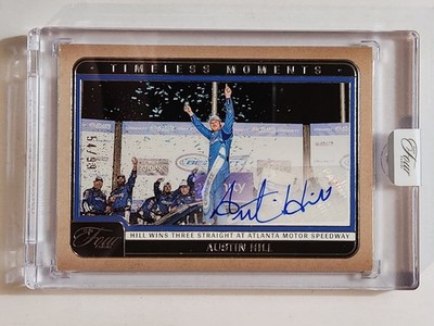 2025 Panini Turn Four Racing Timeless Moments Auto #TM-AHL Austin Hill #54/99