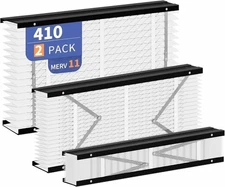 2Pack 410 Filter Replacement for AprilAire 410 Whole House Air Purifiers MERV 11