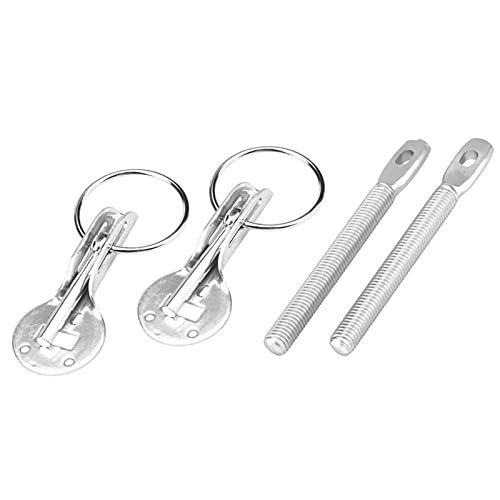 Universal Thread Rod Universal Quick Release Stainless Steel Hood Pin Lock Kit for Engine ...