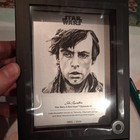 LUKE SKYWALKER Star Wars Sketch Art Silver Foil 1$ Niue agoro 5 gram a new hope — photo 1