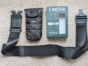 Cincha Travel Belt Original Black  Airport Luggage Carry On
