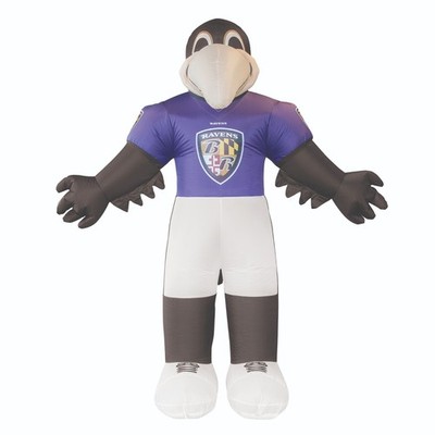 Baltimore Ravens NFL  7 Ft Tall Inflatable ''Poe'' Mascot for Tailgating Party