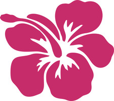 Hibiscus Vinyl Decal/Sticker Yeti Tumbler Car Bumper Window Phone Tablet Laptop