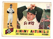 1960 Topps - #80 Johnny Antonelli