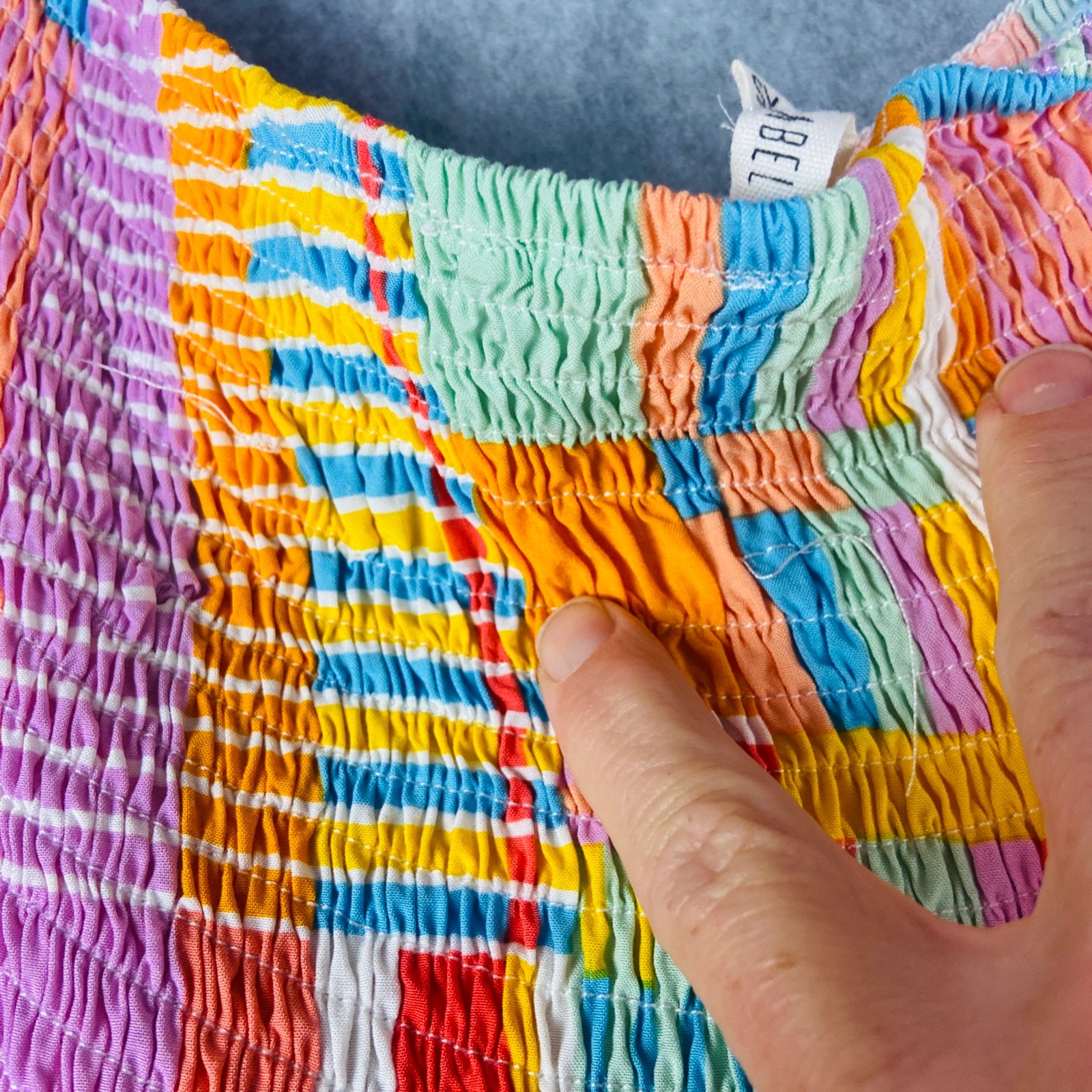 ABEL THE LABEL ANTHROPOLOGIE Patterned STRAPLESS … - image 5