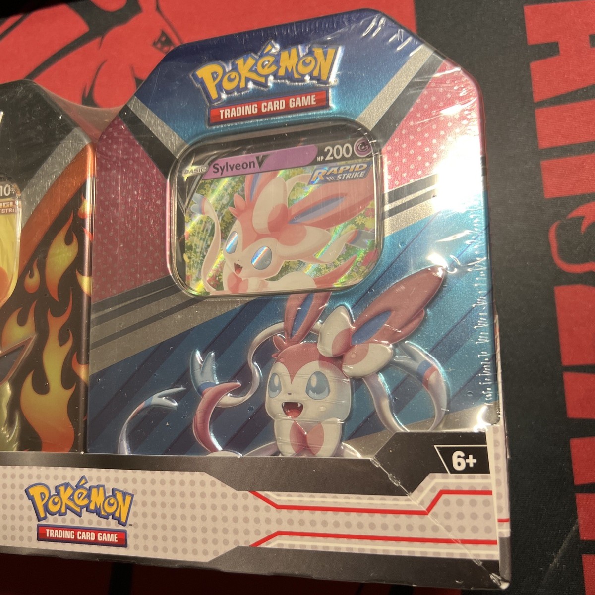 Pokemon TCG V Heroes 2-Pack Bundle Flareon V Sylveon V Tin NEW SEALED  Boosters