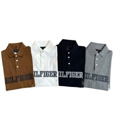 Tommy Hilfiger Men's Regular Fit Stretch Premium Pique Hilfiger Logo Polo Shirt