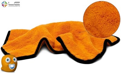 Microfaser Auto Polier Trockentuch LE LIQUID ELEMENTS ORANGE BABY 800GSM - 40x60