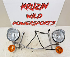 2007 HARLEY SOFTAIL FATBOY OEM Chrome Fog Highway Turn Signal Light Bar FLSTF