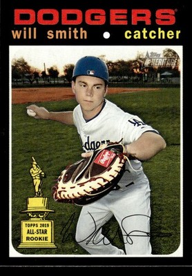 2020 Topps Heritage #285 Will Smith Card Los Angeles Dodgers