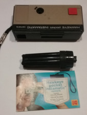 Vintage 1970s Kodak Hawkeye Pocket Instamatic Camera - Untested