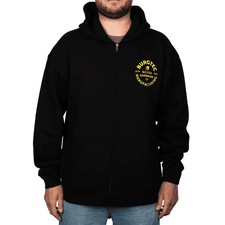 Burgtec Stamp Full  Zip Unisex Hoodie In Black Casual Wear MTB