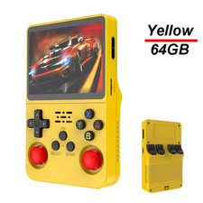 R36S Handheld Game Console 3.5 Inch IPS Screen 64G Linux Portable Video Games Pl