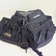 Husky Large Heavy Duty Work Tool Belt w/ Padded Suspenders